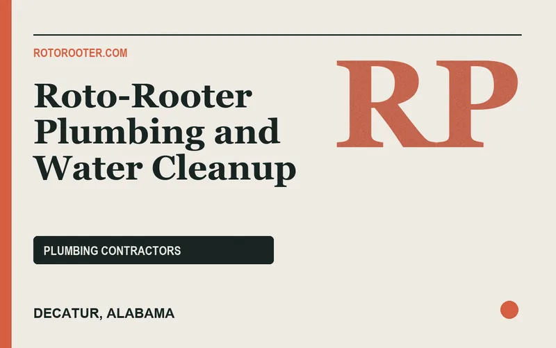 Roto-Rooter Plumbing and Water Cleanup in Decatur, Alabama