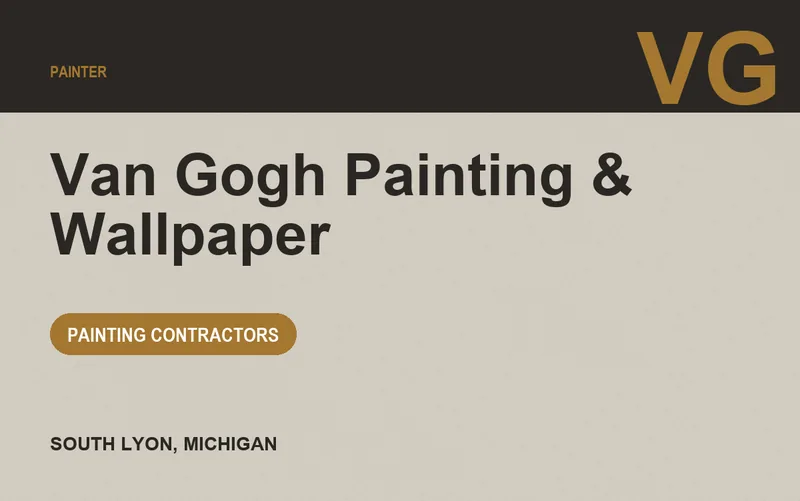 Van Gogh Painting & Wallpaper in South Lyon, Michigan