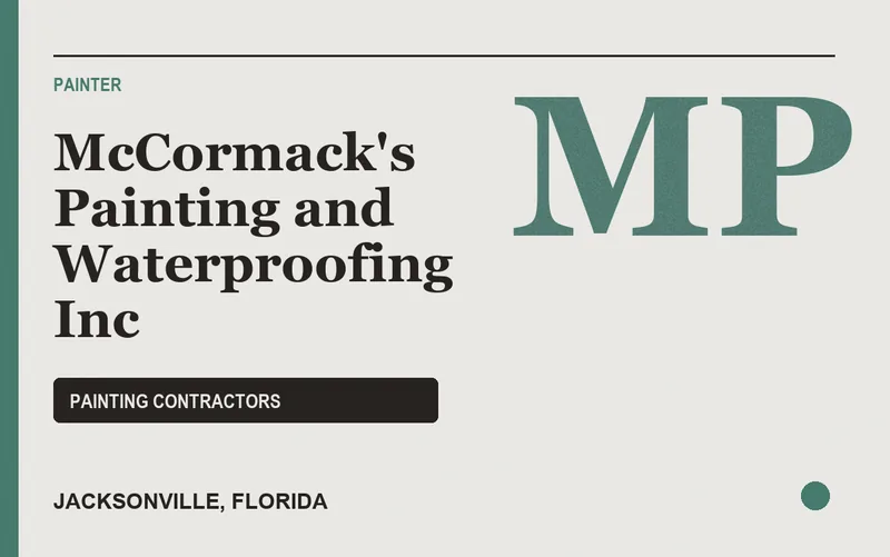 McCormack's Painting and Waterproofing Inc in Jacksonville, Florida