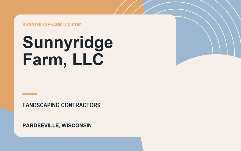 Sunnyridge Farm, LLC in Pardeeville, Wisconsin