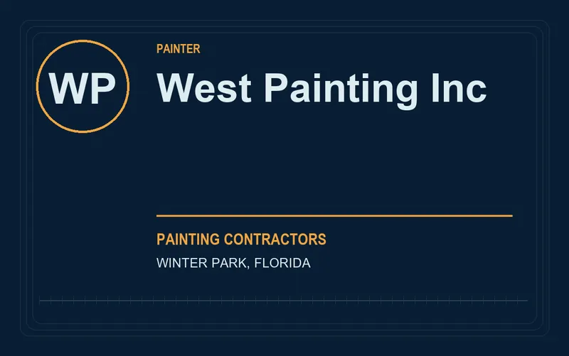 West Painting Inc in Winter Park, Florida