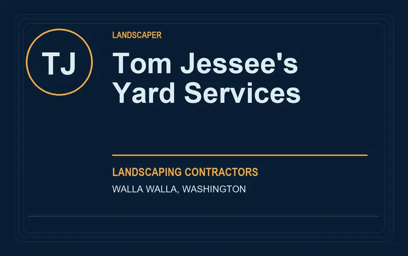 Tom Jessee's Yard Services in Walla Walla, Washington