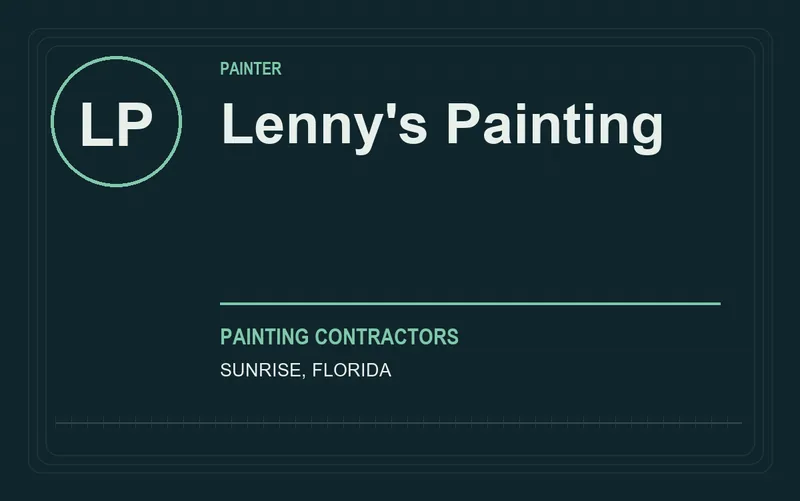 Lenny's Painting in Sunrise, Florida