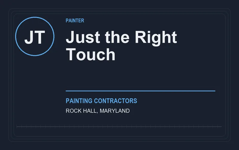 Just the Right Touch in Rock Hall, Maryland