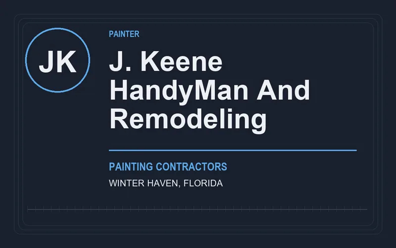 J. Keene HandyMan And Remodeling in Winter Haven, Florida