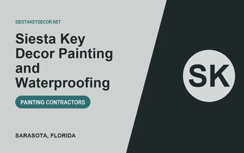 Siesta Key Decor Painting and Waterproofing in Sarasota, Florida