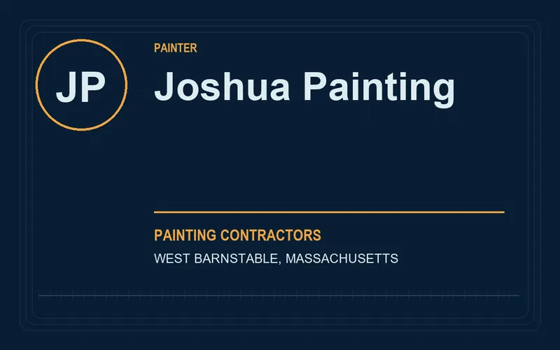 Joshua Painting in West Barnstable, Massachusetts