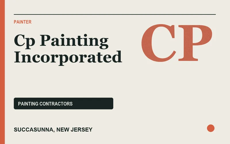 Cp Painting Incorporated in Succasunna, New Jersey