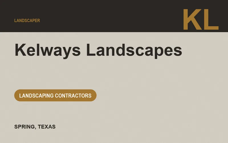 Kelways Landscapes in Spring, Texas