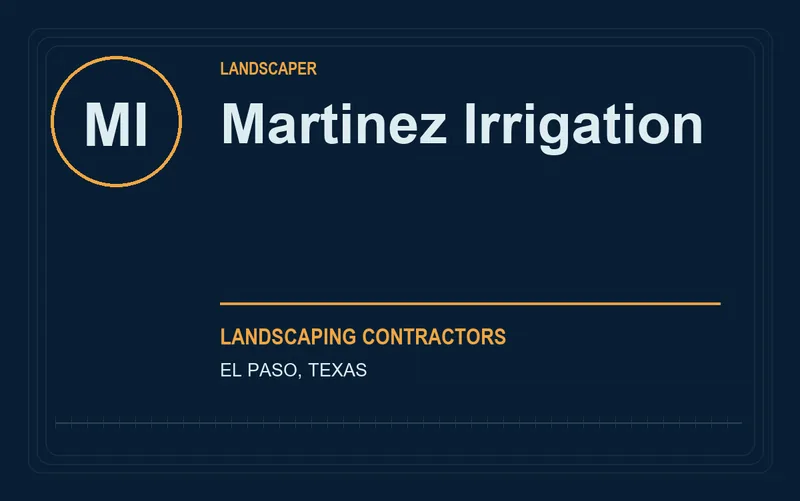 Martinez Irrigation in El Paso, Texas