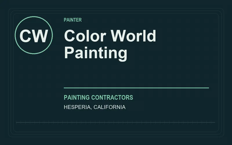 Color World Painting in Hesperia, California