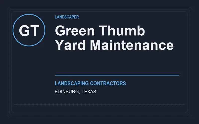 Green Thumb Yard Maintenance in Edinburg, Texas