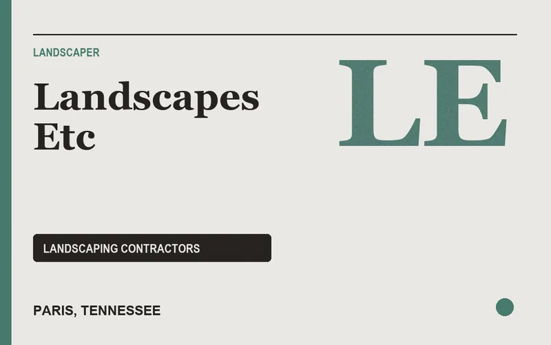 Landscapes Etc in Paris, Tennessee