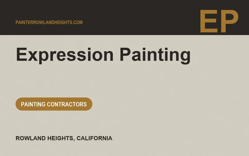 Expression Painting in Rowland Heights, California