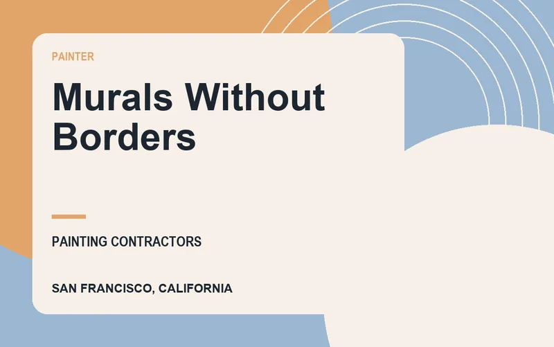 Murals Without Borders in San Francisco, California