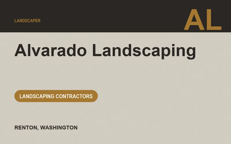 Alvarado Landscaping in Renton, Washington