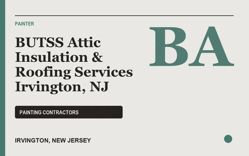 BUTSS Attic Insulation & Roofing Services Irvington, NJ in Irvington, New Jersey