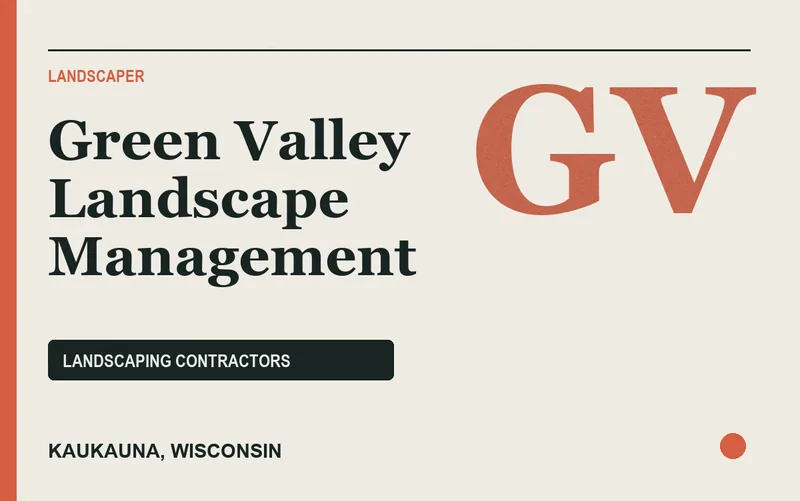 Green Valley Landscape Management in Kaukauna, Wisconsin