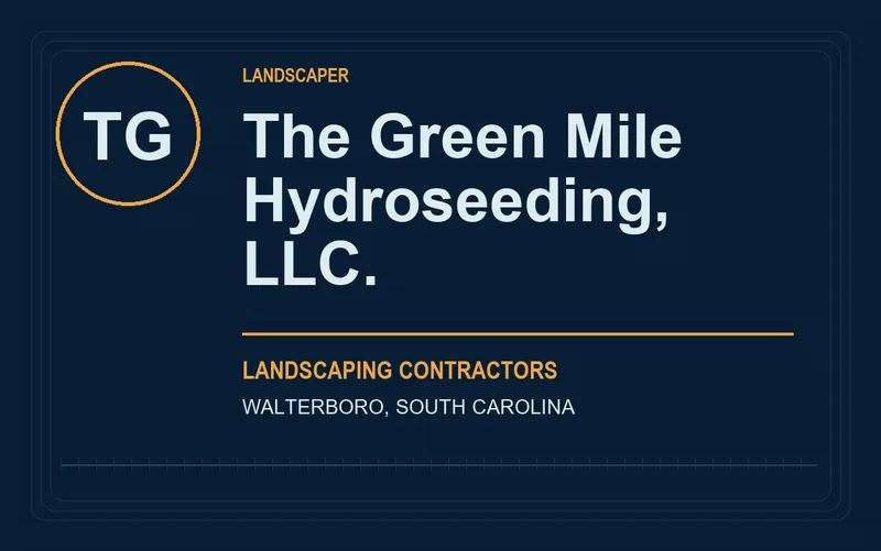 The Green Mile Hydroseeding, LLC. in Walterboro, South Carolina