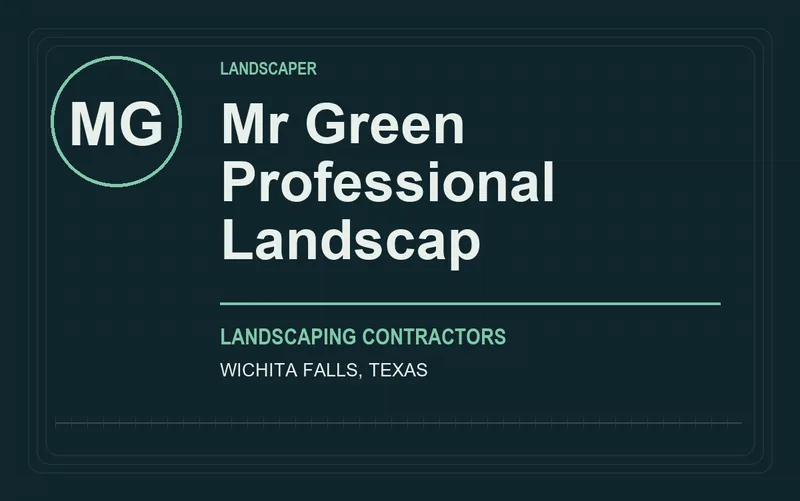 Mr Green Professional Landscap in Wichita Falls, Texas