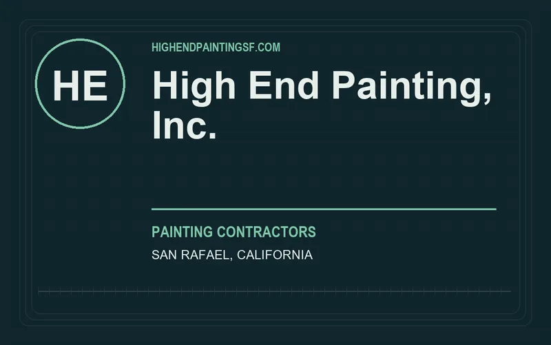 High End Painting, Inc. in San Rafael, California