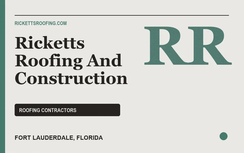 Ricketts Roofing And Construction in Fort Lauderdale, Florida