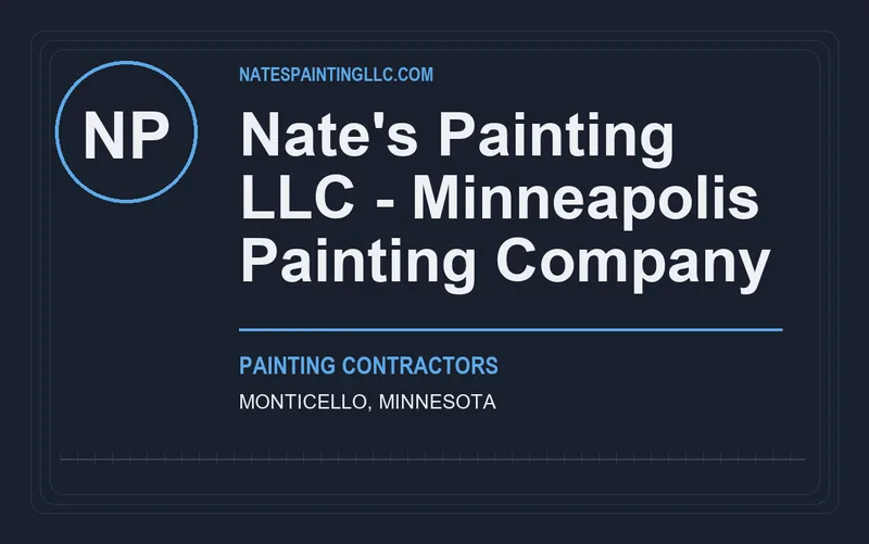 Nate's Painting LLC - Minneapolis Painting Company in Monticello, Minnesota