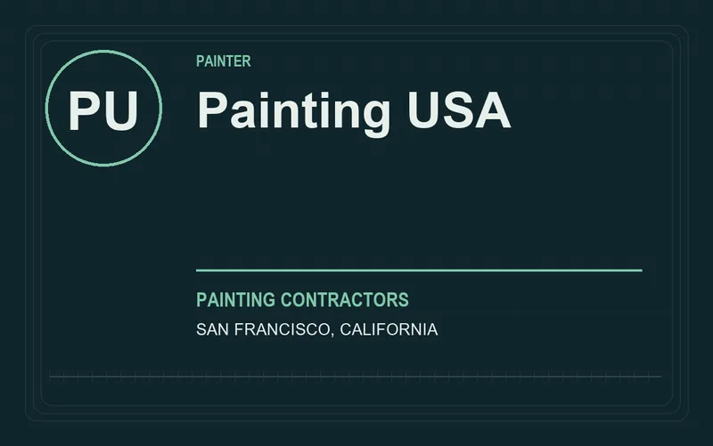 Painting USA in San Francisco, California