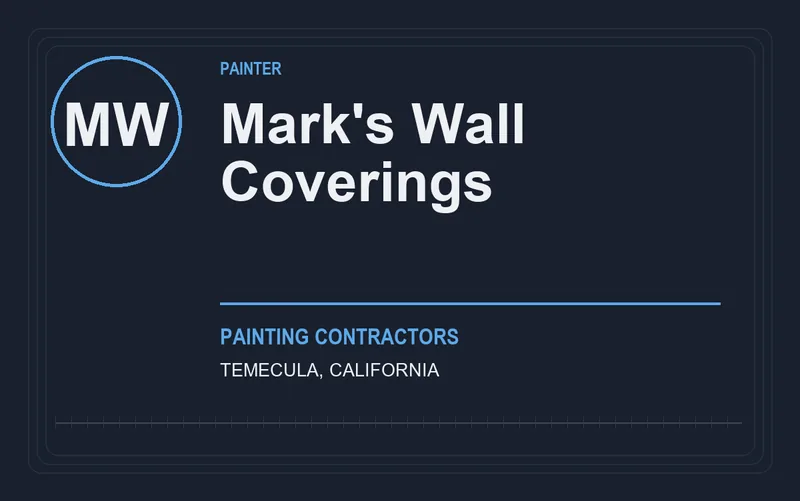 Mark's Wall Coverings in Temecula, California
