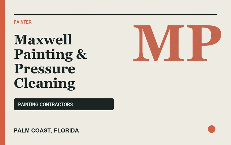 Maxwell Painting & Pressure Cleaning in Palm Coast, Florida