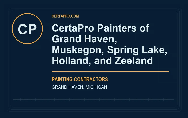 CertaPro Painters of Grand Haven, Muskegon, Spring Lake, Holland, and Zeeland in Grand Haven, Michigan