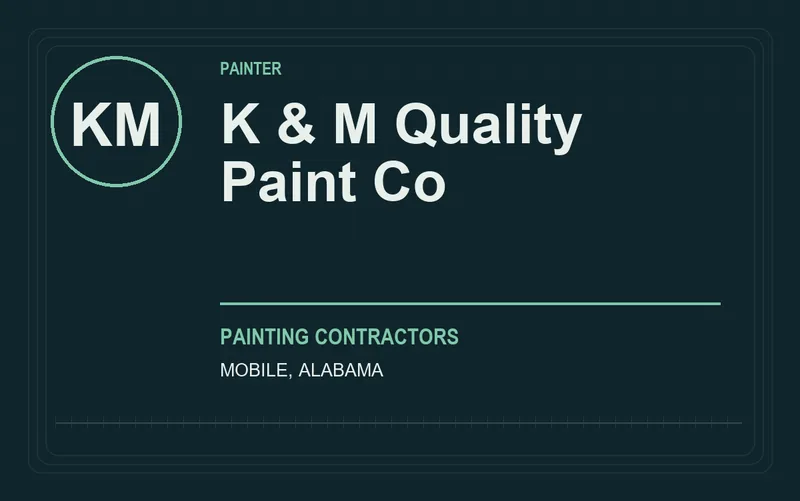 K & M Quality Paint Co in Mobile, Alabama