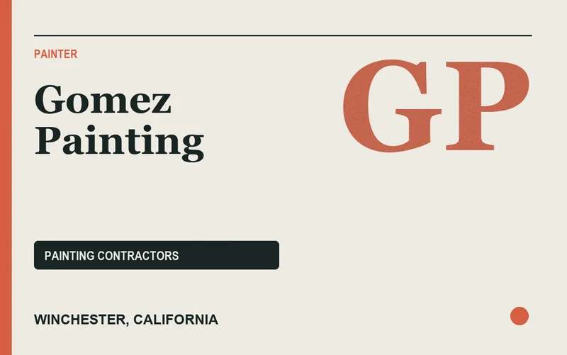 Gomez Painting in Winchester, California