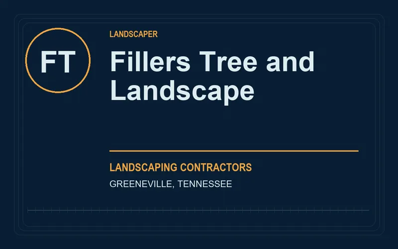 Fillers Tree and Landscape in Greeneville, Tennessee