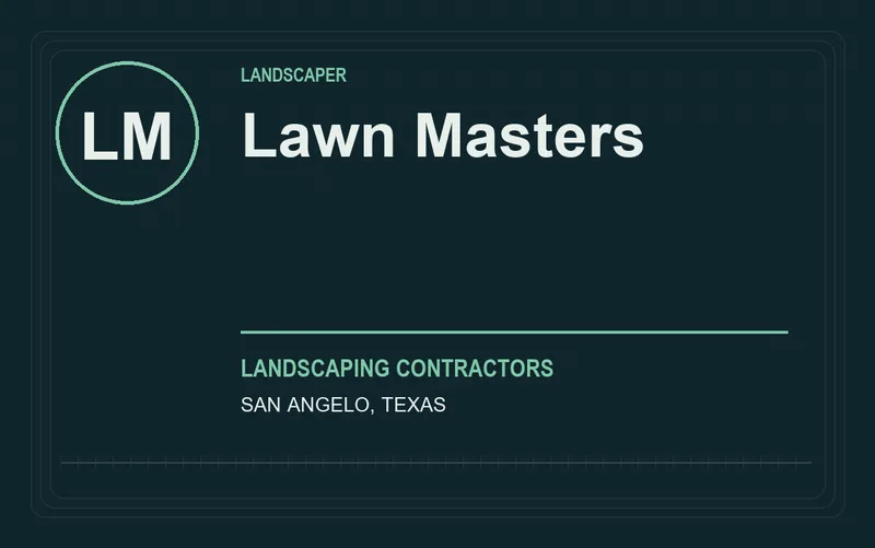 Lawn Masters in San Angelo, Texas