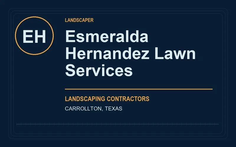Esmeralda Hernandez Lawn Services in Carrollton, Texas