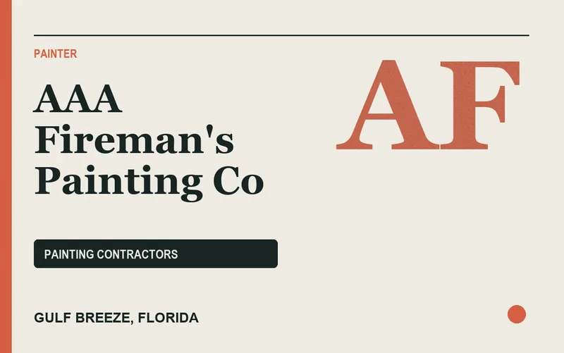 AAA Fireman's Painting Co in Gulf Breeze, Florida