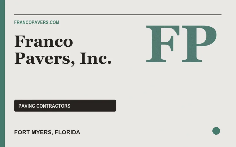 Franco Pavers, Inc. in Fort Myers, Florida