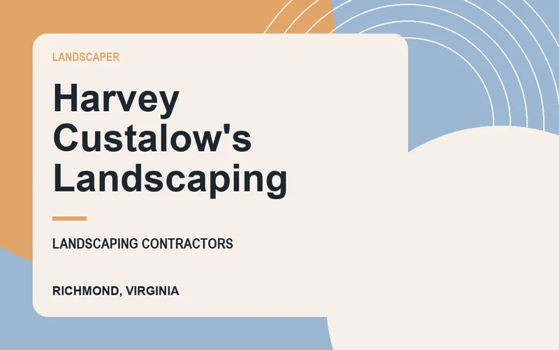 Harvey Custalow's Landscaping in Richmond, Virginia