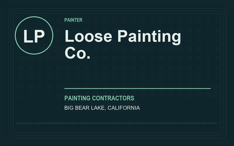 Loose Painting Co. in Big Bear Lake, California