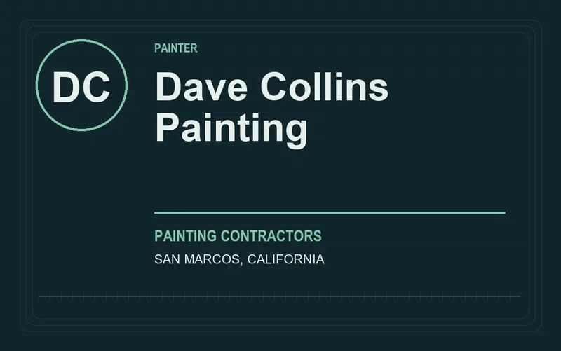 Dave Collins Painting in San Marcos, California