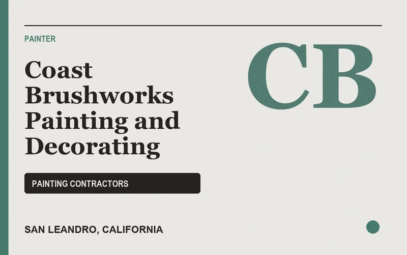 Coast Brushworks Painting and Decorating in San Leandro, California