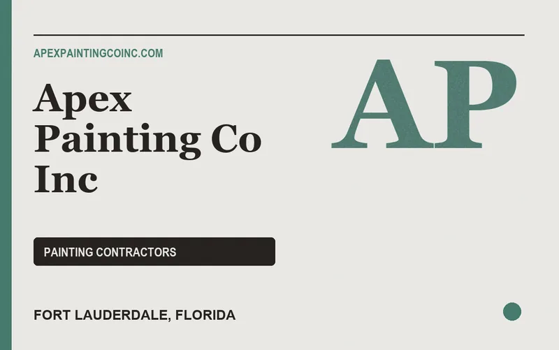 Apex Painting Co Inc in Fort Lauderdale, Florida