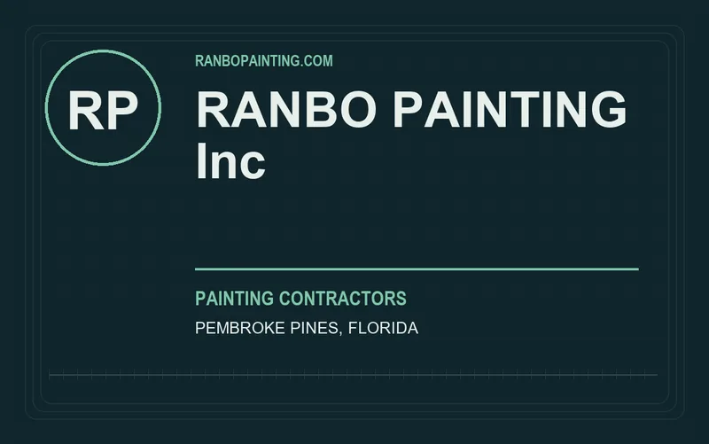 RANBO PAINTING Inc in Pembroke Pines, Florida