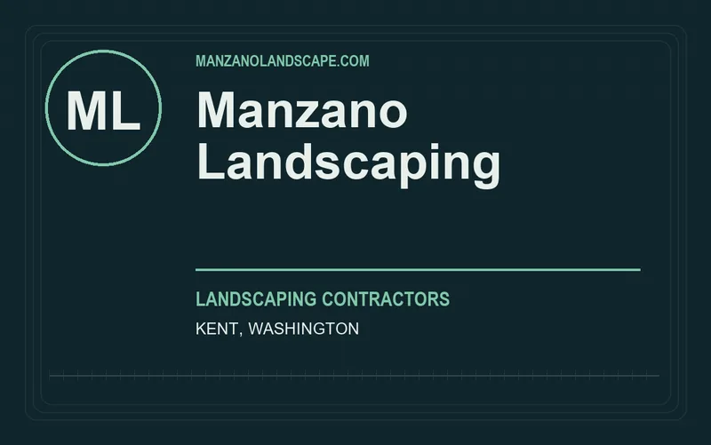 Manzano Landscaping in Kent, Washington