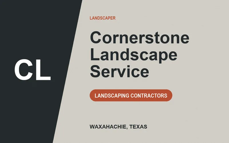 Cornerstone Landscape Service in Waxahachie, Texas