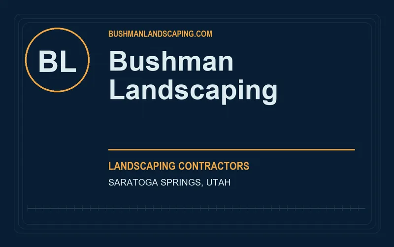 Bushman Landscaping in Saratoga Springs, Utah