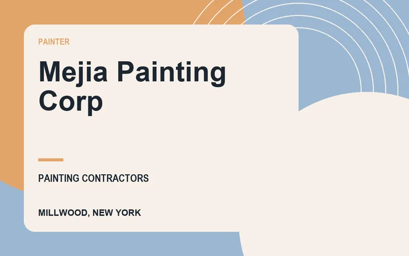 Mejia Painting Corp in Millwood, New York
