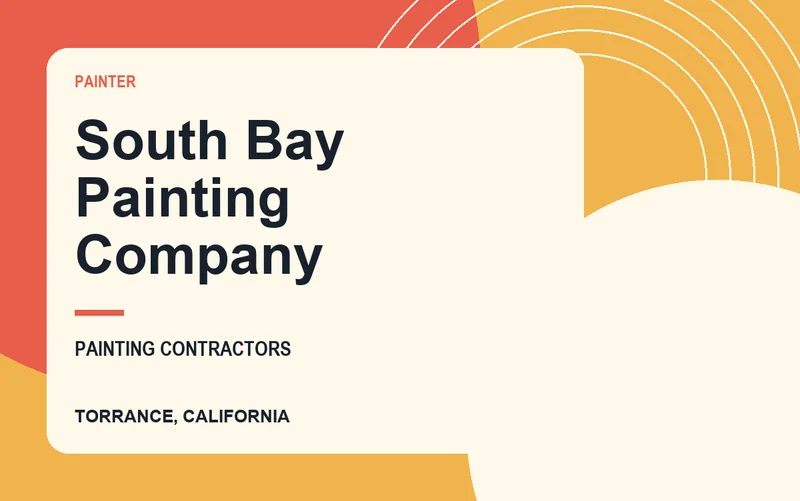 South Bay Painting Company in Torrance, California