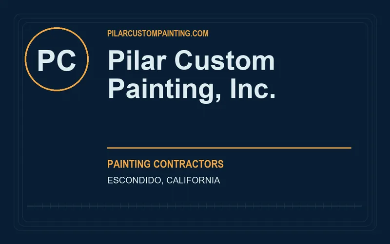 Pilar Custom Painting, Inc. in Escondido, California